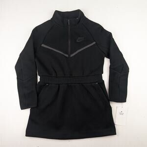 Nike Tech Fleece Black Dress - Girls 6X